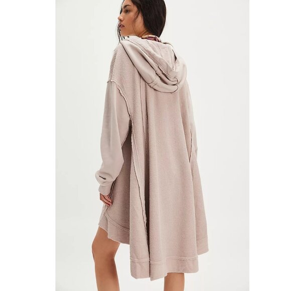 Free People North Sweatshirt Hoodie Tunic Top Oversized Slouchy Cotton L 283870 - Picture 2 of 8